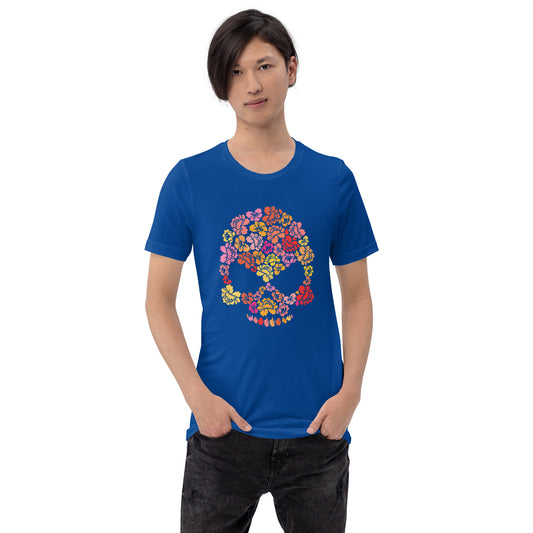 Skull Flowers Unisex t-shirt