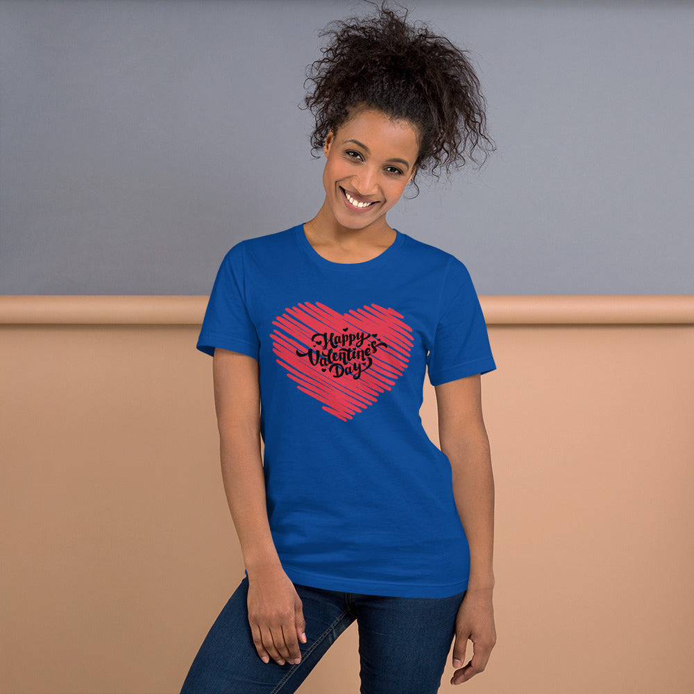 Happy Valentine's Day 2 Unisex t-shirt
