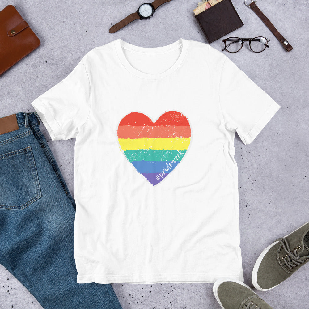 Pride heart Unisex t-shirt