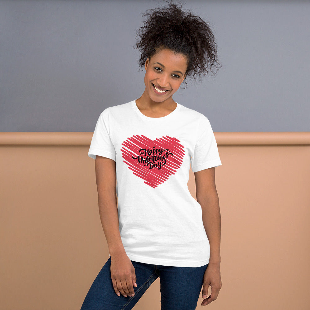 Happy Valentine's Day 2 Unisex t-shirt