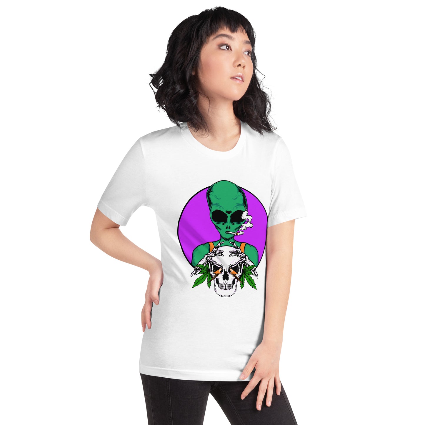 Alien&Skull Unisex t-shirt