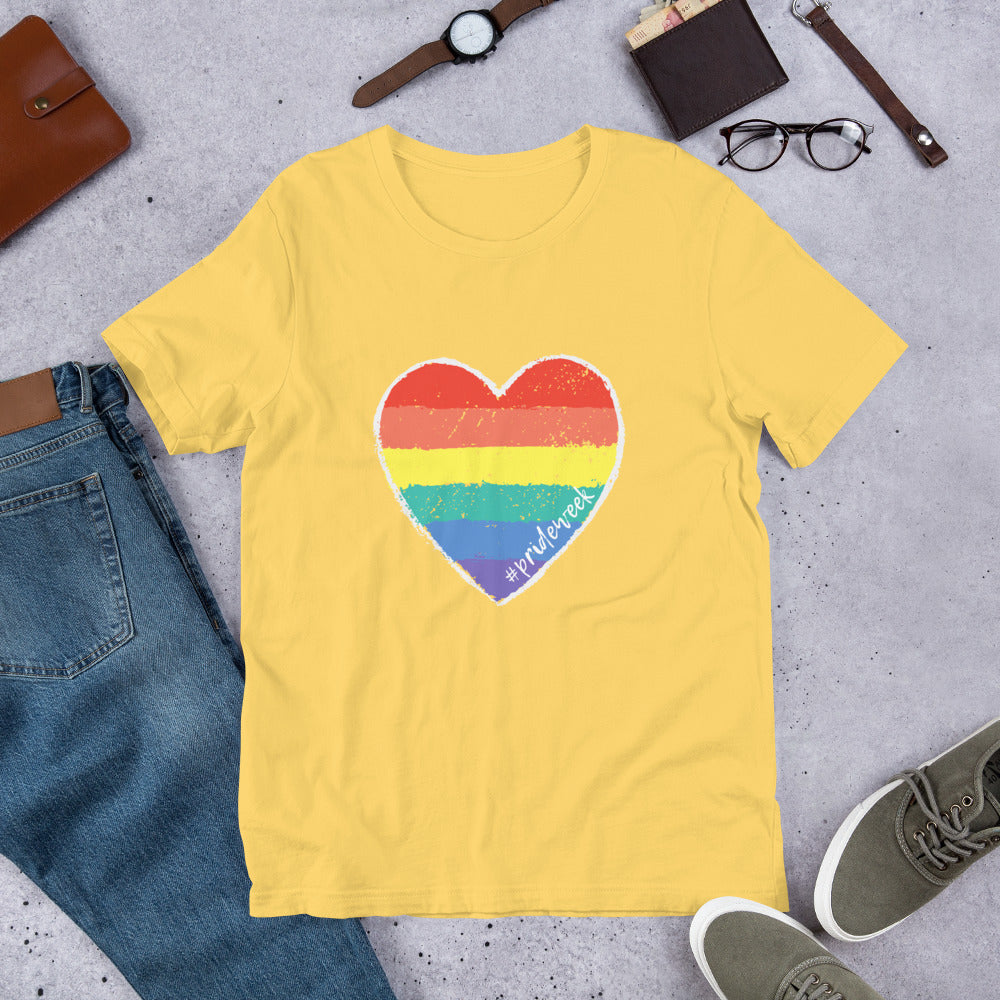Pride heart Unisex t-shirt