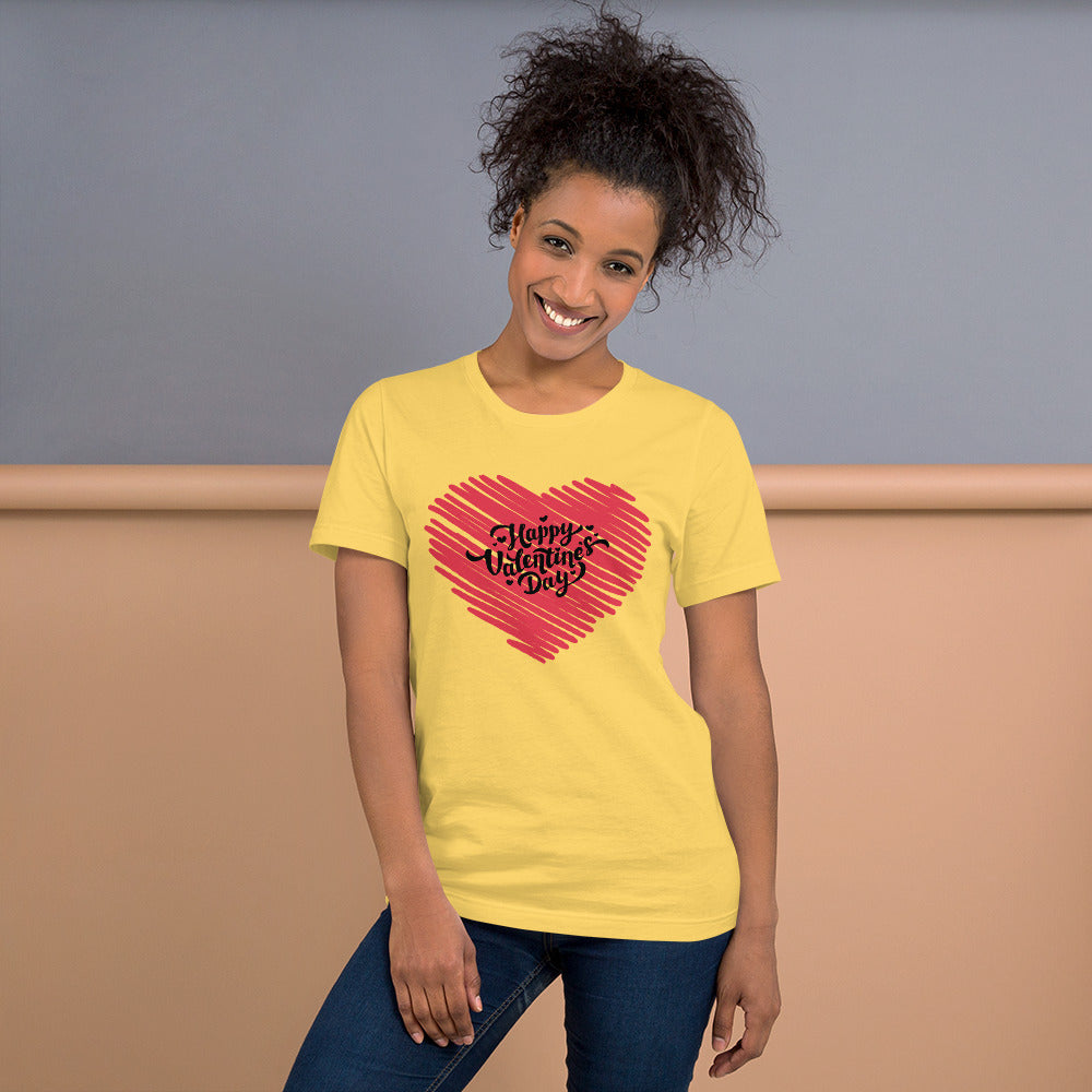 Happy Valentine's Day 2 Unisex t-shirt