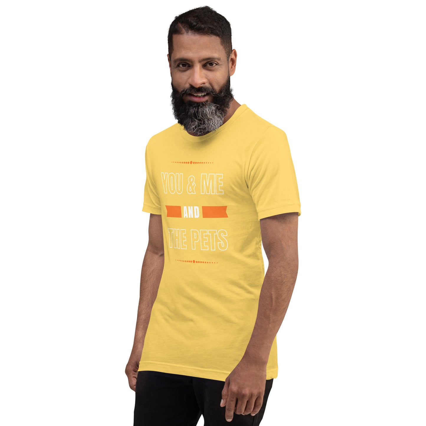 You & Me and the Pets Unisex t-shirt