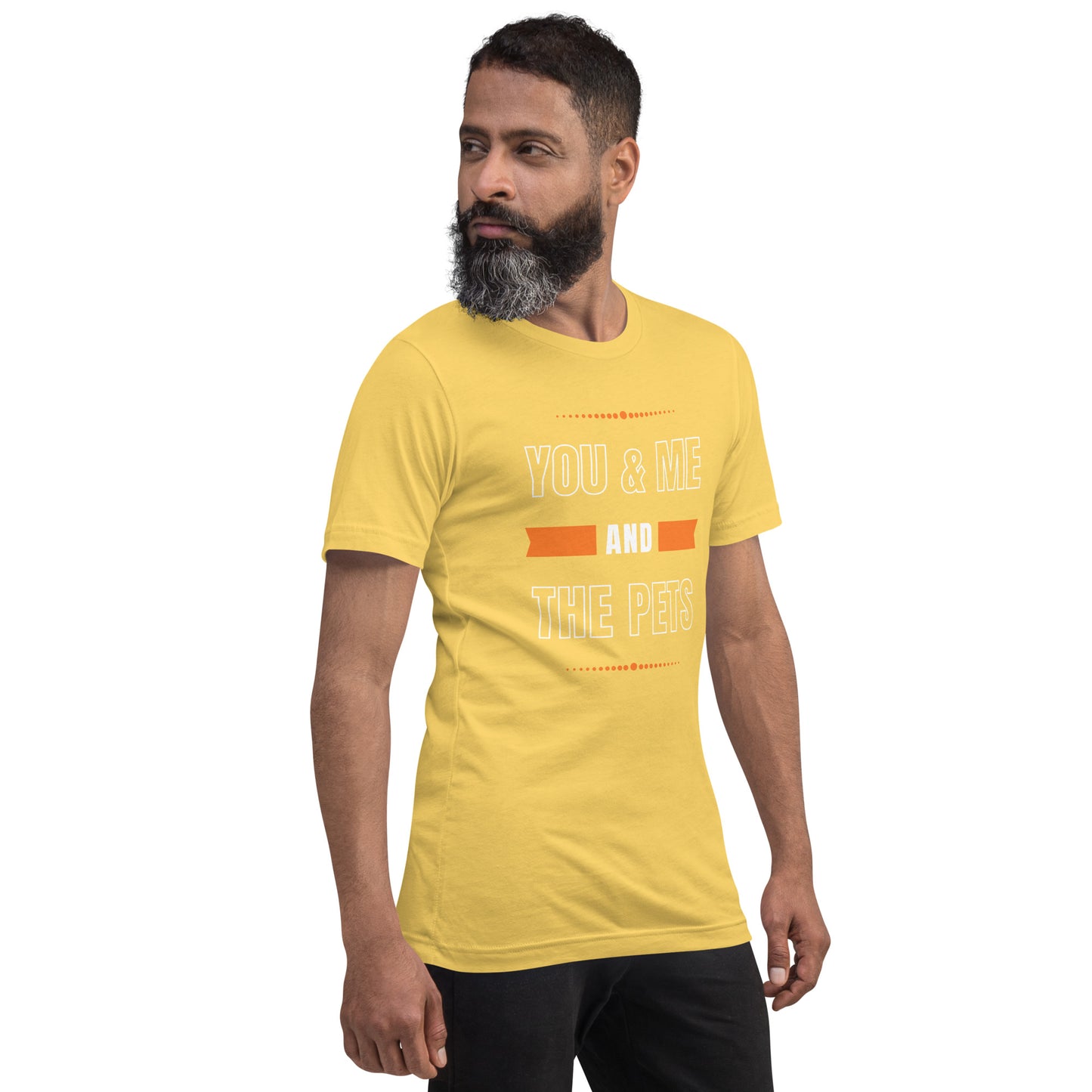 You & Me and the Pets Unisex t-shirt