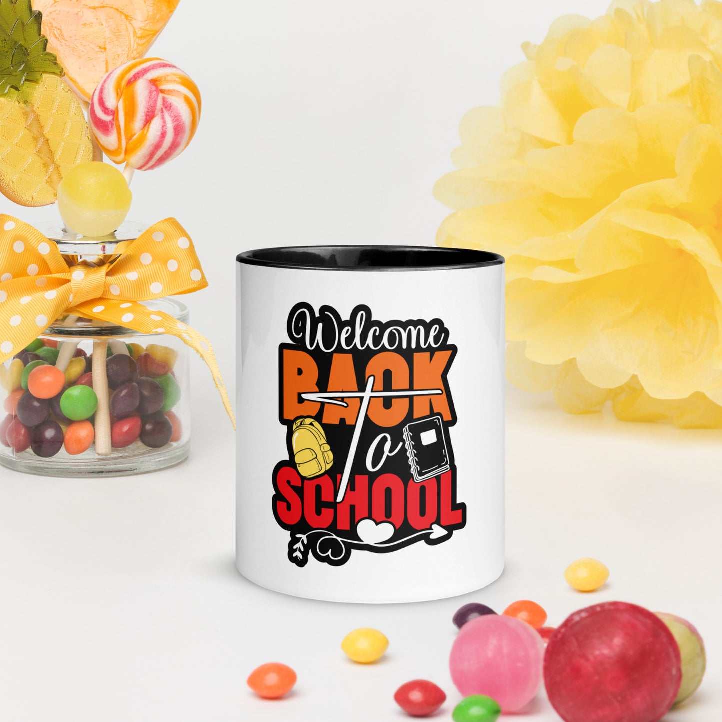 Back to School 2 Mug with Color Inside