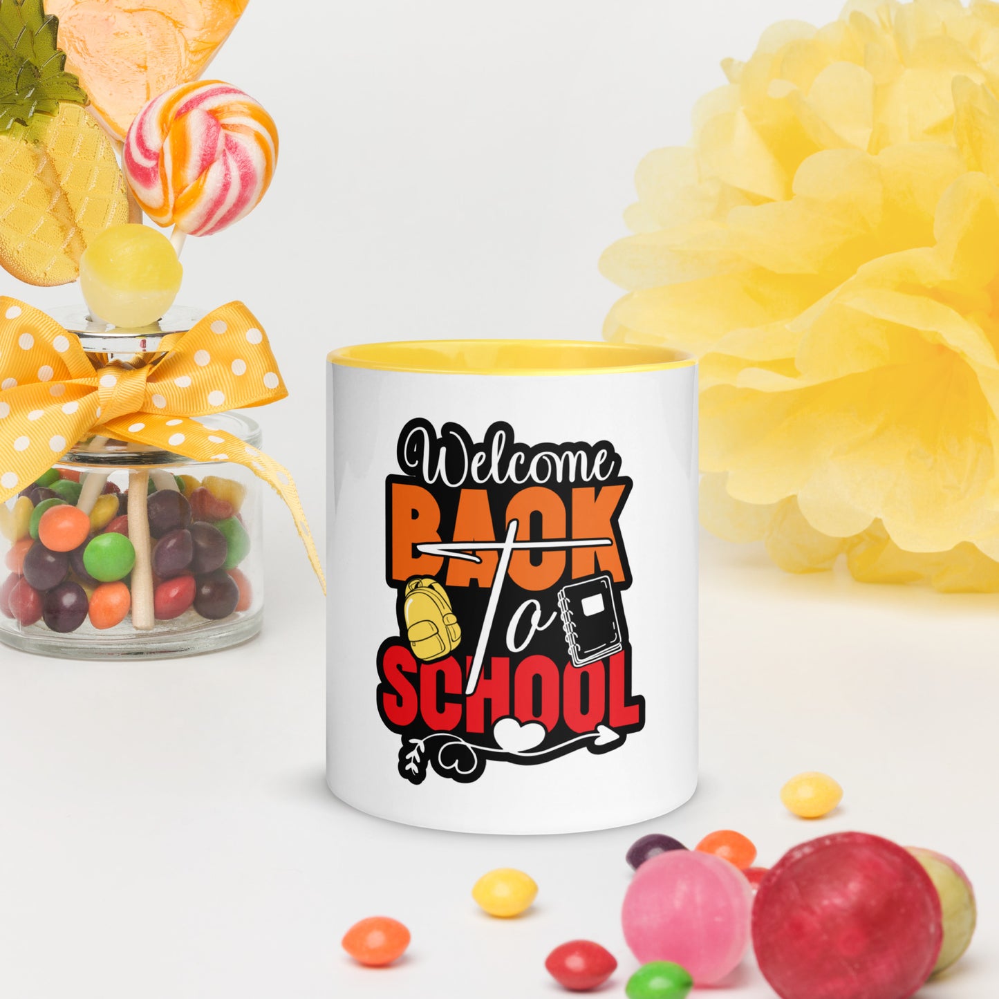 Back to School 2 Mug with Color Inside