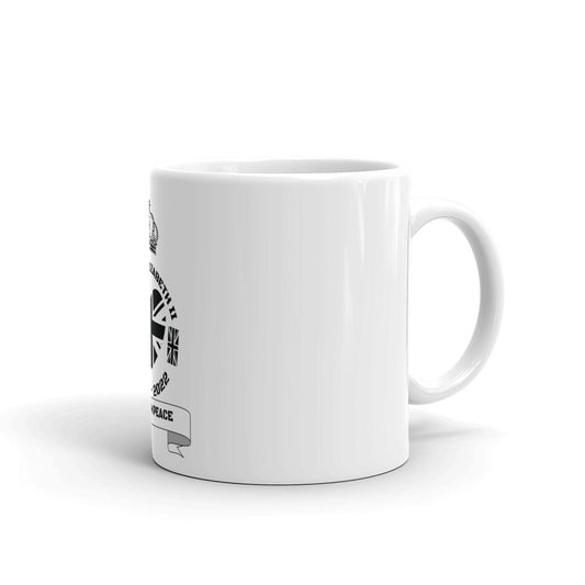 RIP QUEEN EIIR White glossy mug