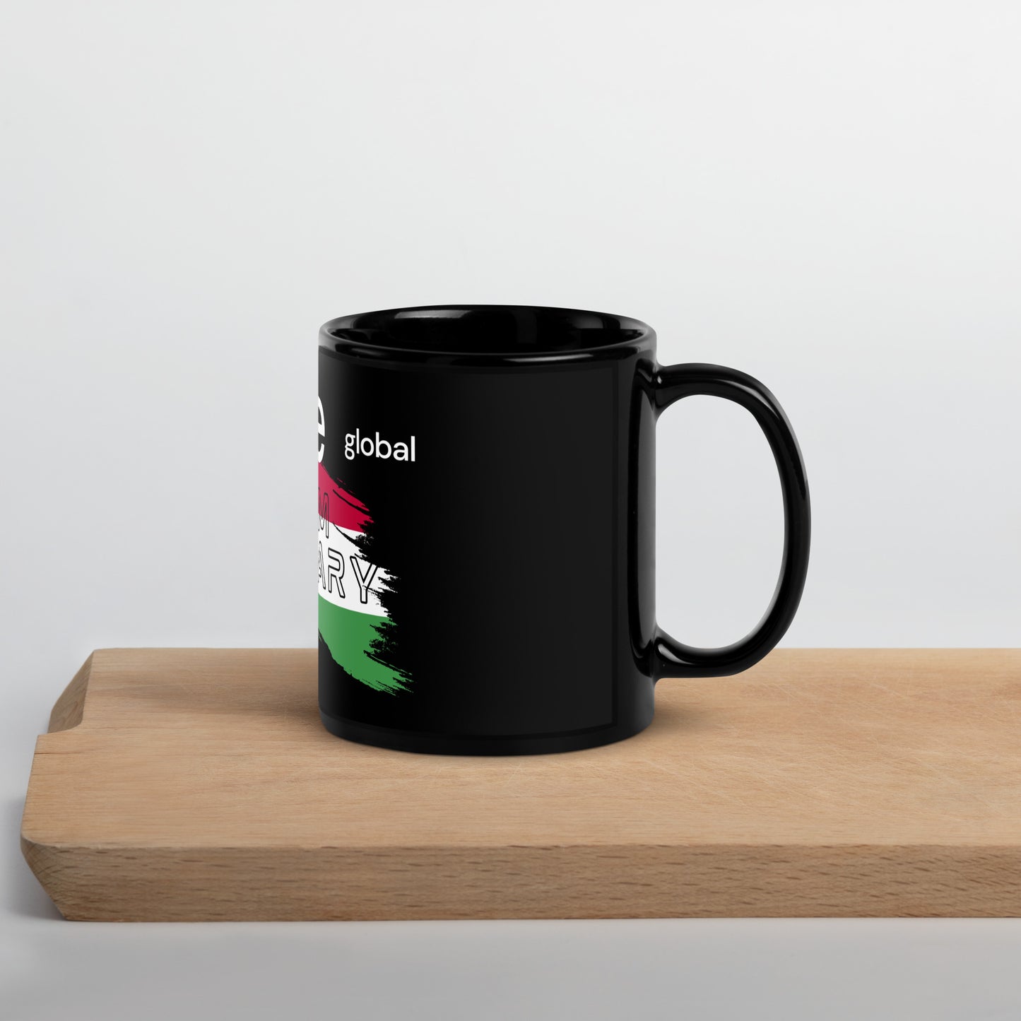 Mavie Team Hungary Black Glossy Mug