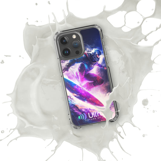 Space Surfer Clear Case for iPhone®