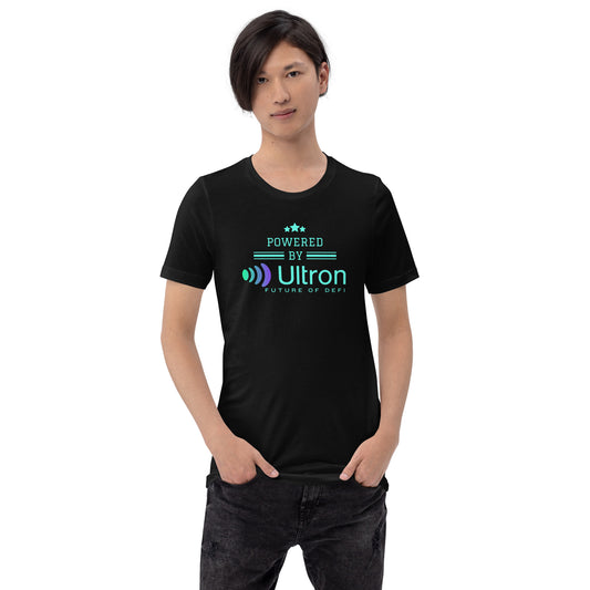 Powered By Ultron Unisex t-shirt