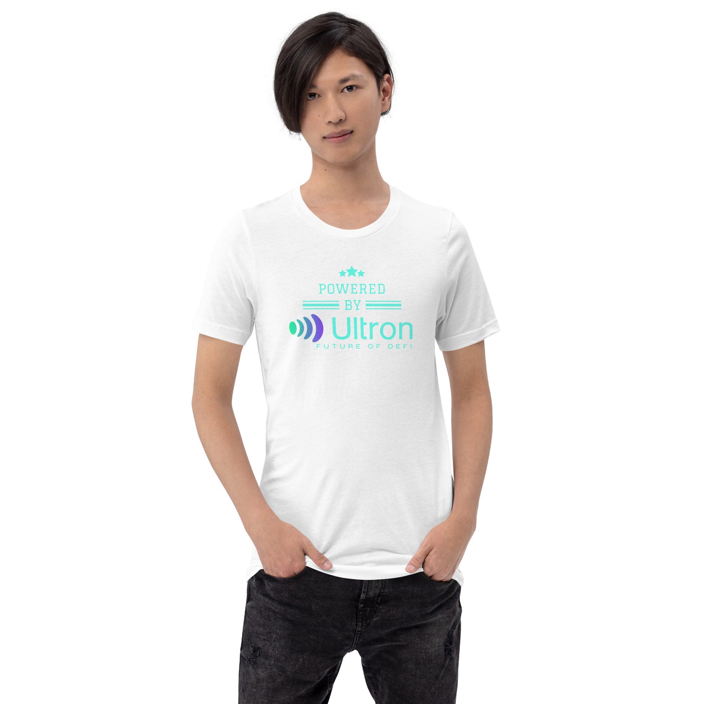 Powered By Ultron Unisex t-shirt