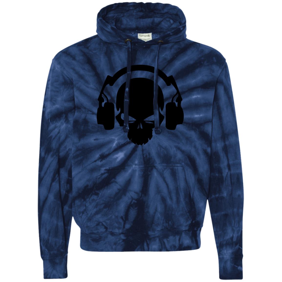 Dj Skull  Unisex Tie-Dyed Pullover Hoodie