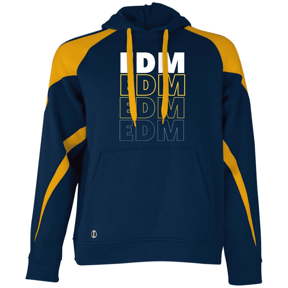 EDM Athletic Colorblock Fleece Hoodie