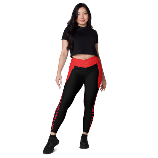 Sensitivo Crossover leggings with pockets