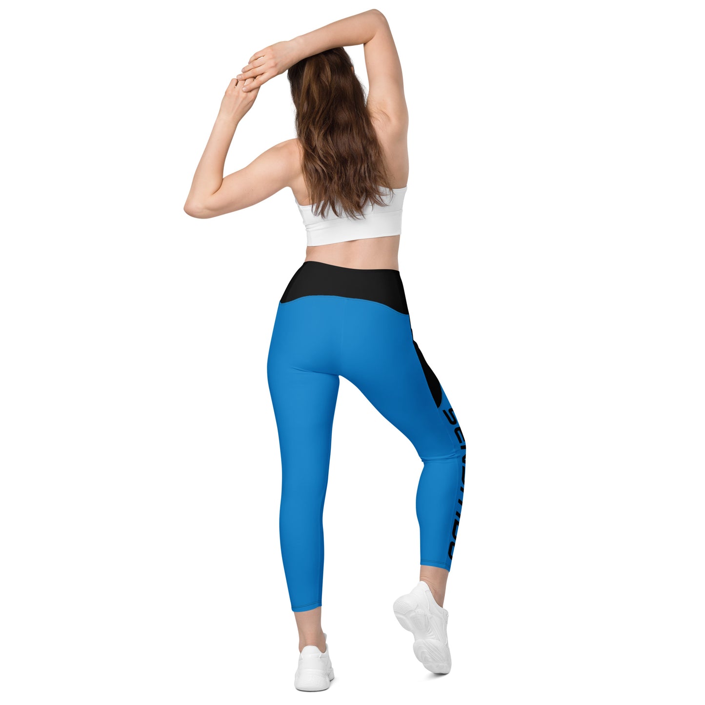 Sensitivo Blue Leggings with pockets