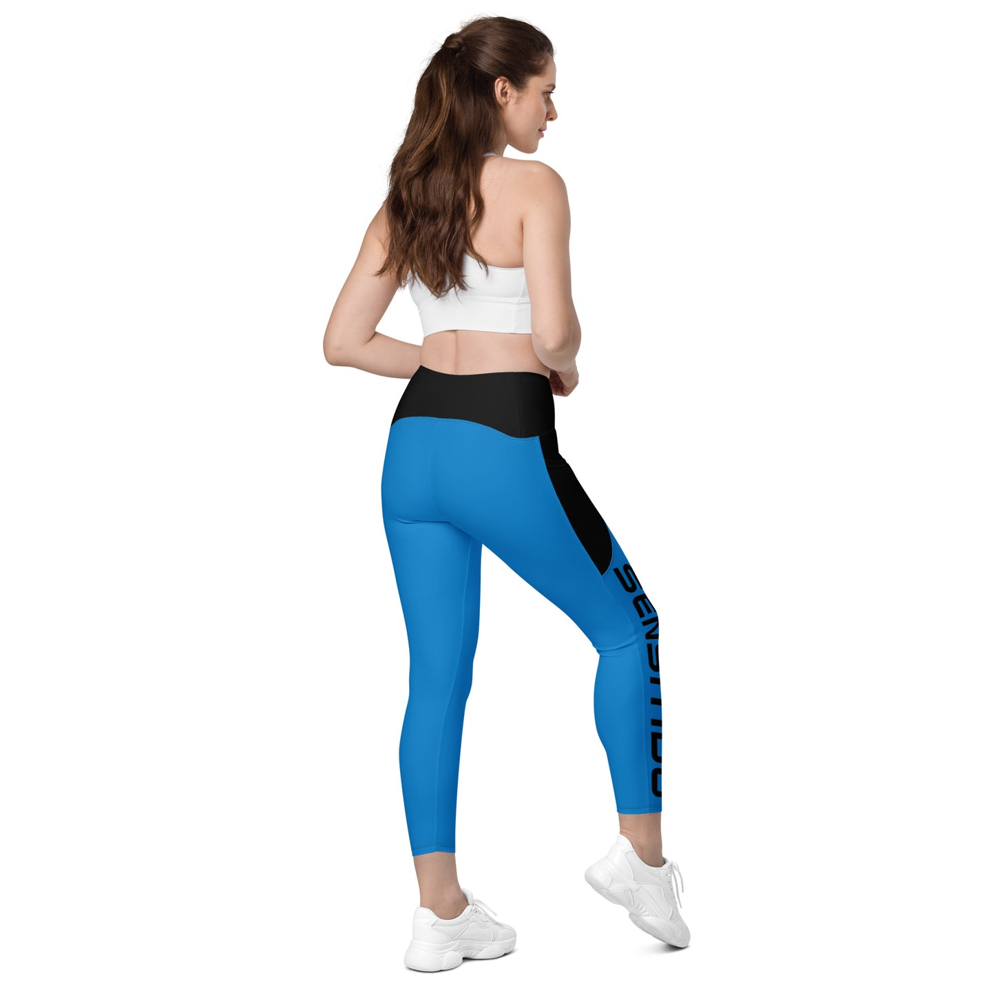 Sensitivo Blue Leggings with pockets