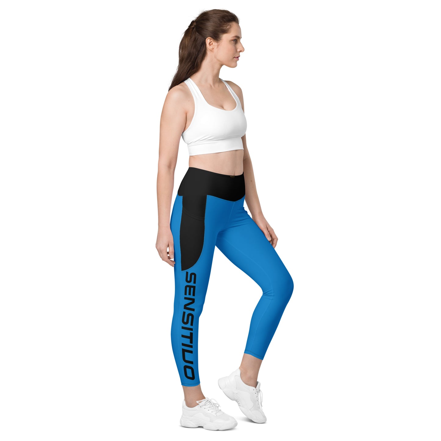 Sensitivo Blue Leggings with pockets