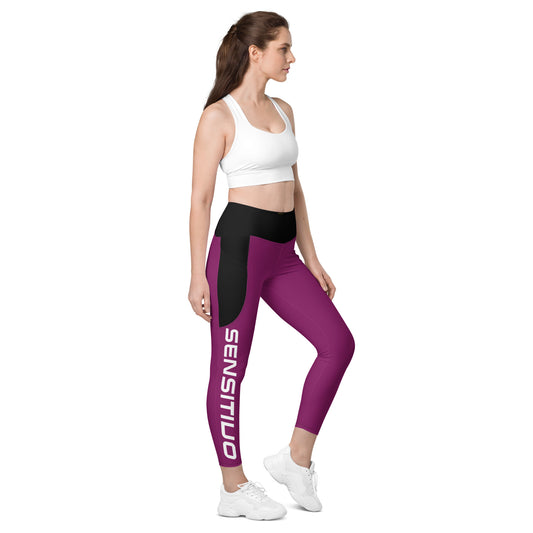 Sensitivo Purple Leggings with pockets