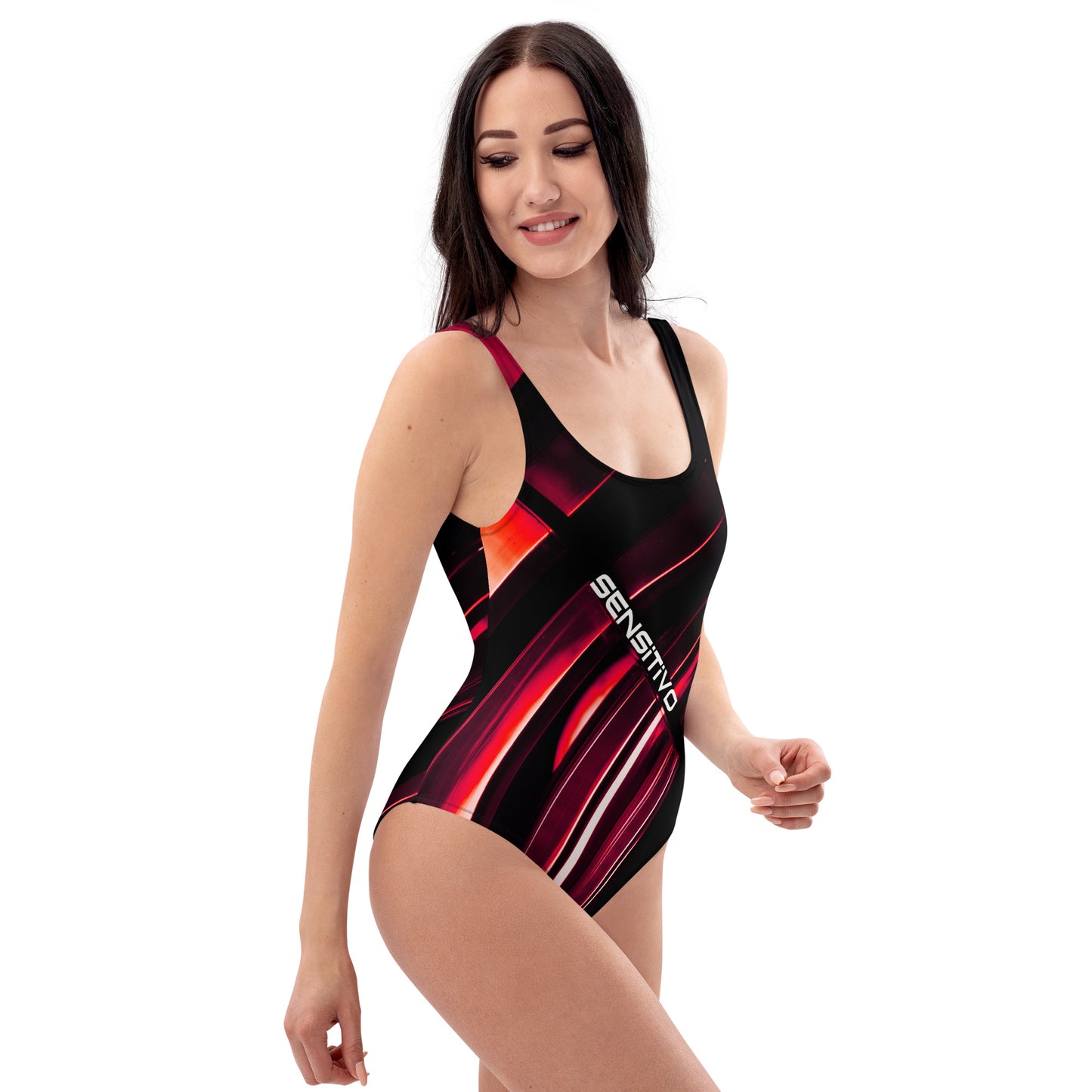 Sensitivo Red One-Piece Swimsuit