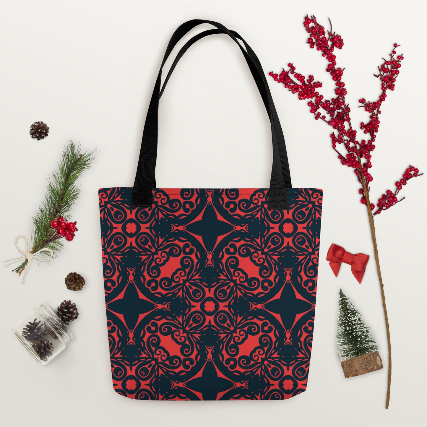 Xmas Red Tote bag