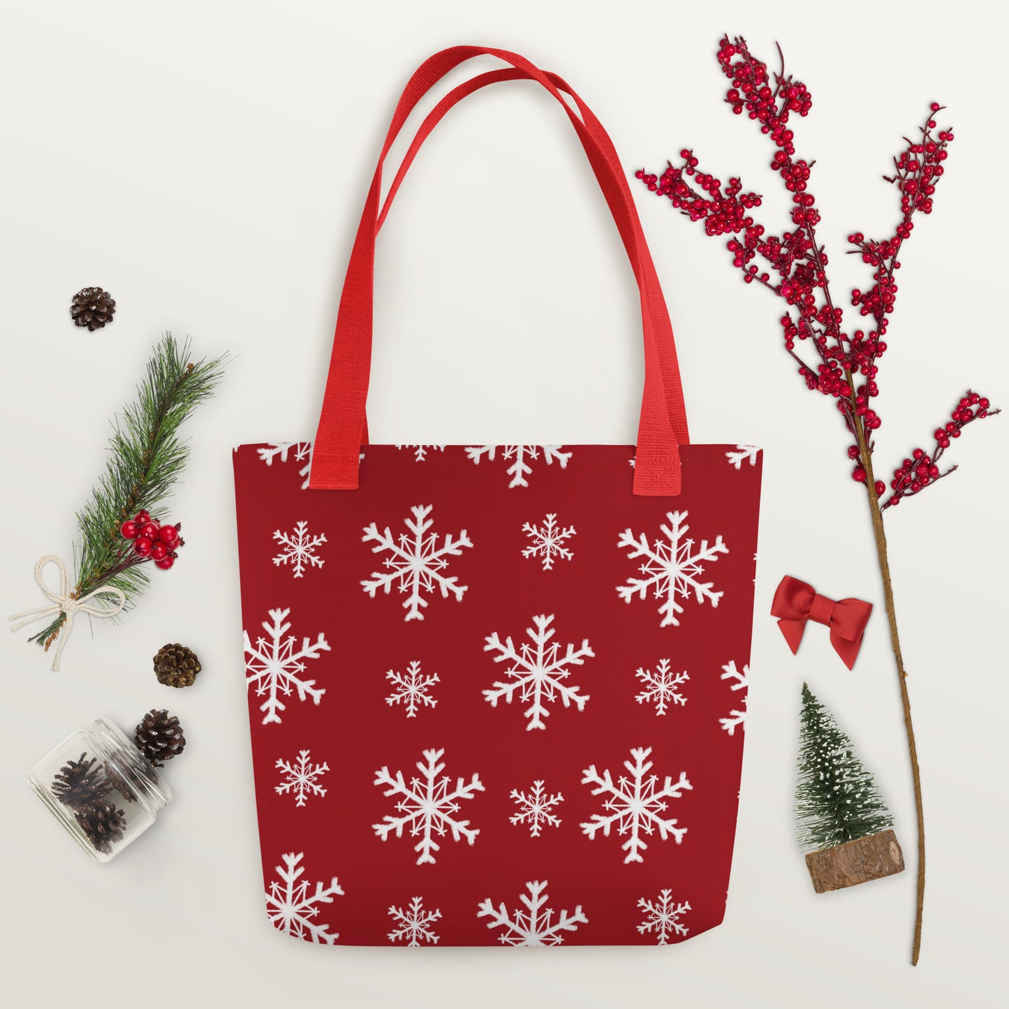 Xmas Snowflake Tote bag