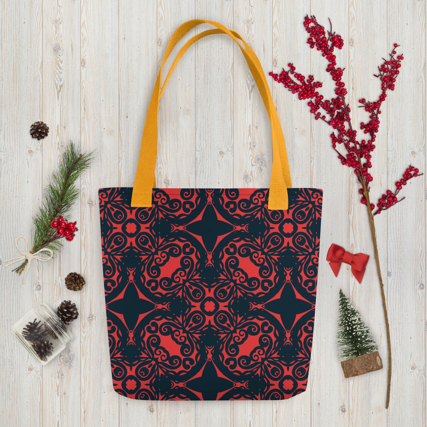 Xmas Red Tote bag