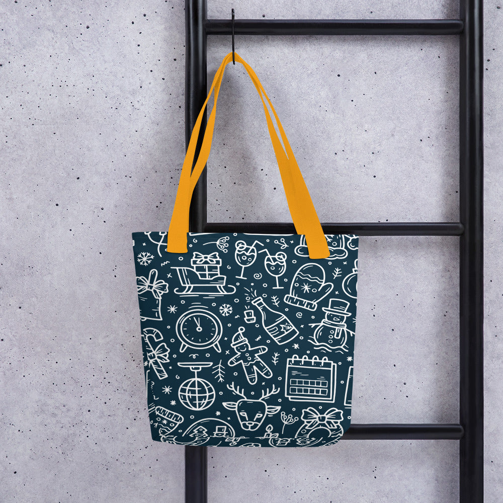 Xmas Blue Tote bag