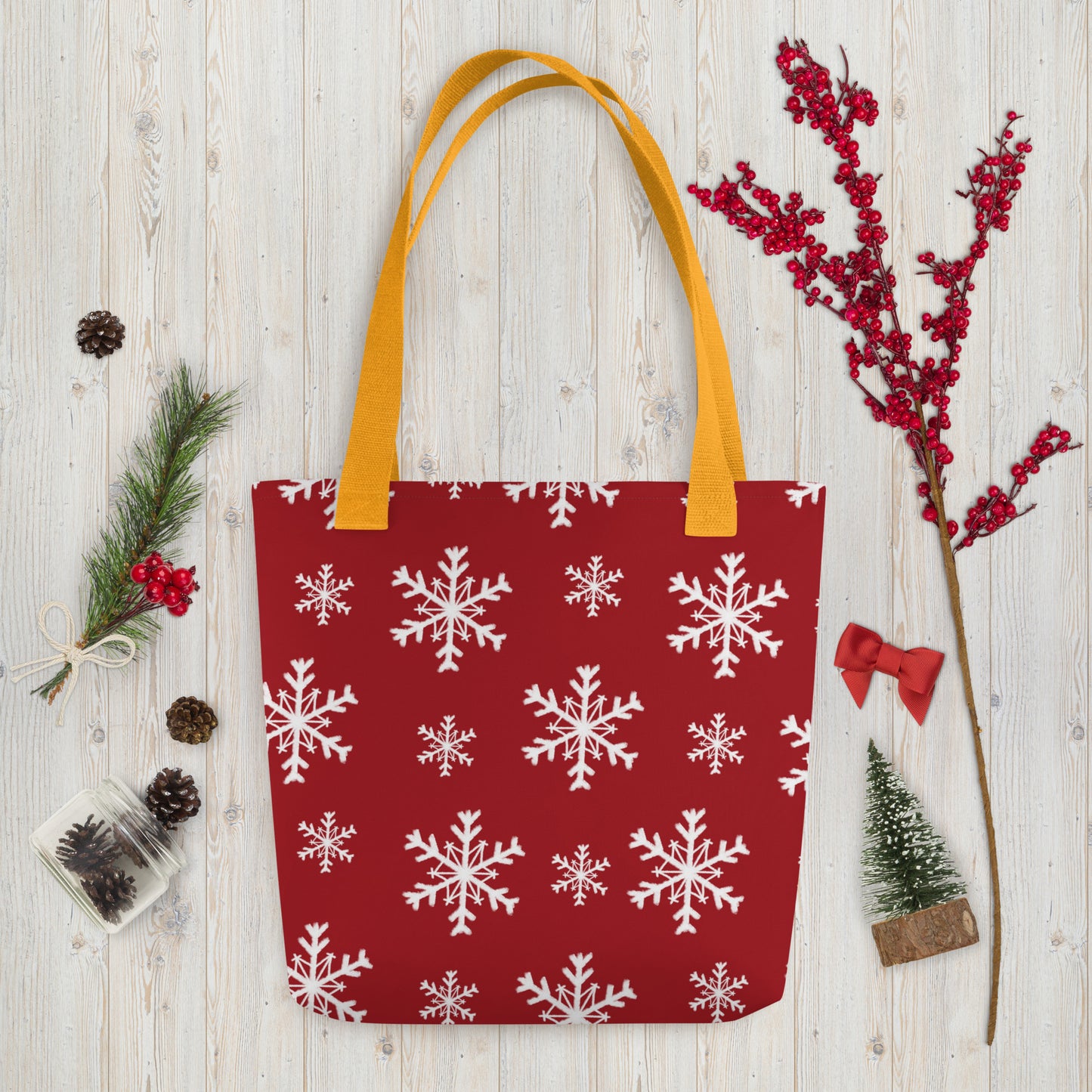 Xmas Snowflake Tote bag