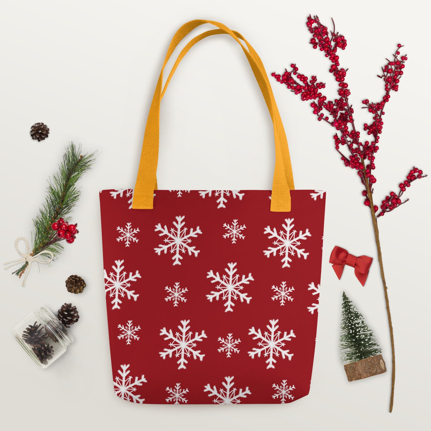 Xmas Snowflake Tote bag