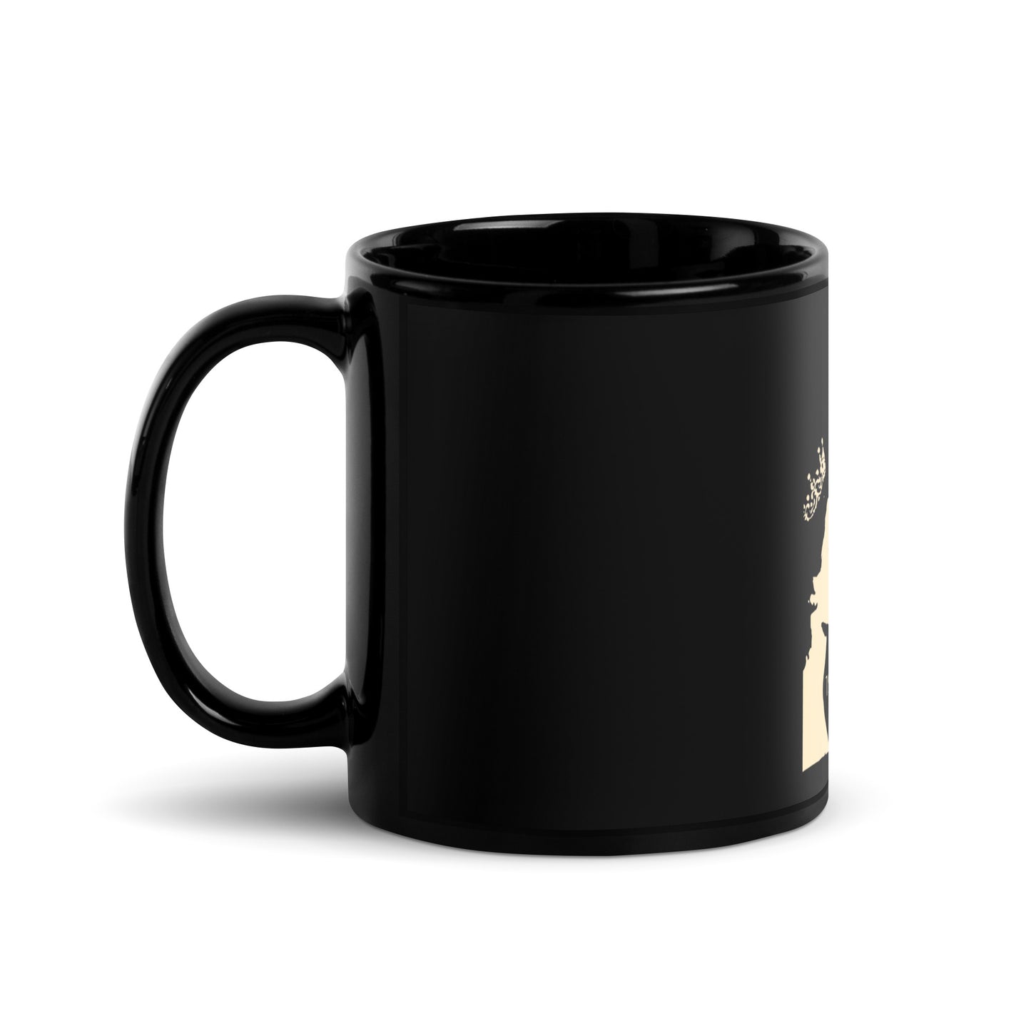 RIP QUEEN EIIR G Black Glossy Mug