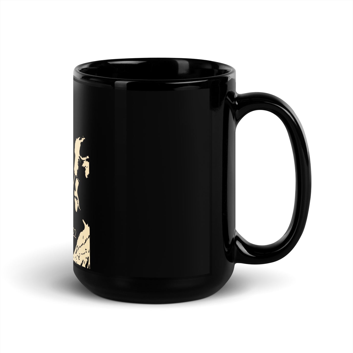 RIP QUEEN EIIR G Black Glossy Mug