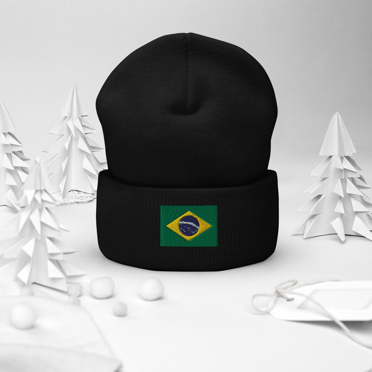 Brazil Cuffed Beanie