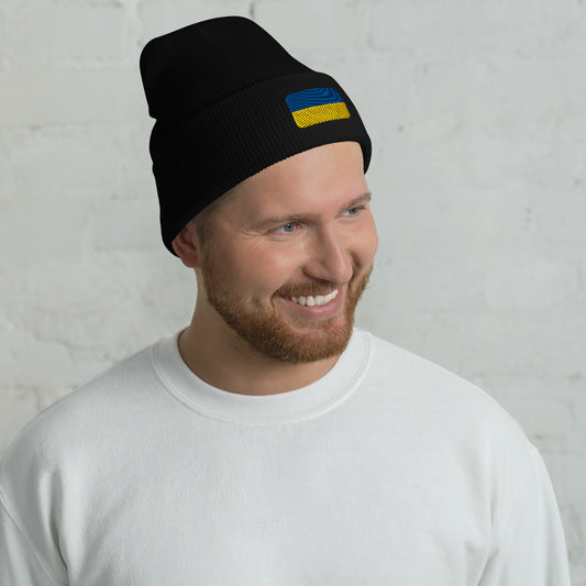 Ukraine Cuffed Beanie