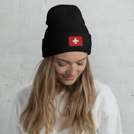 Switzerland Cuffed Beanie