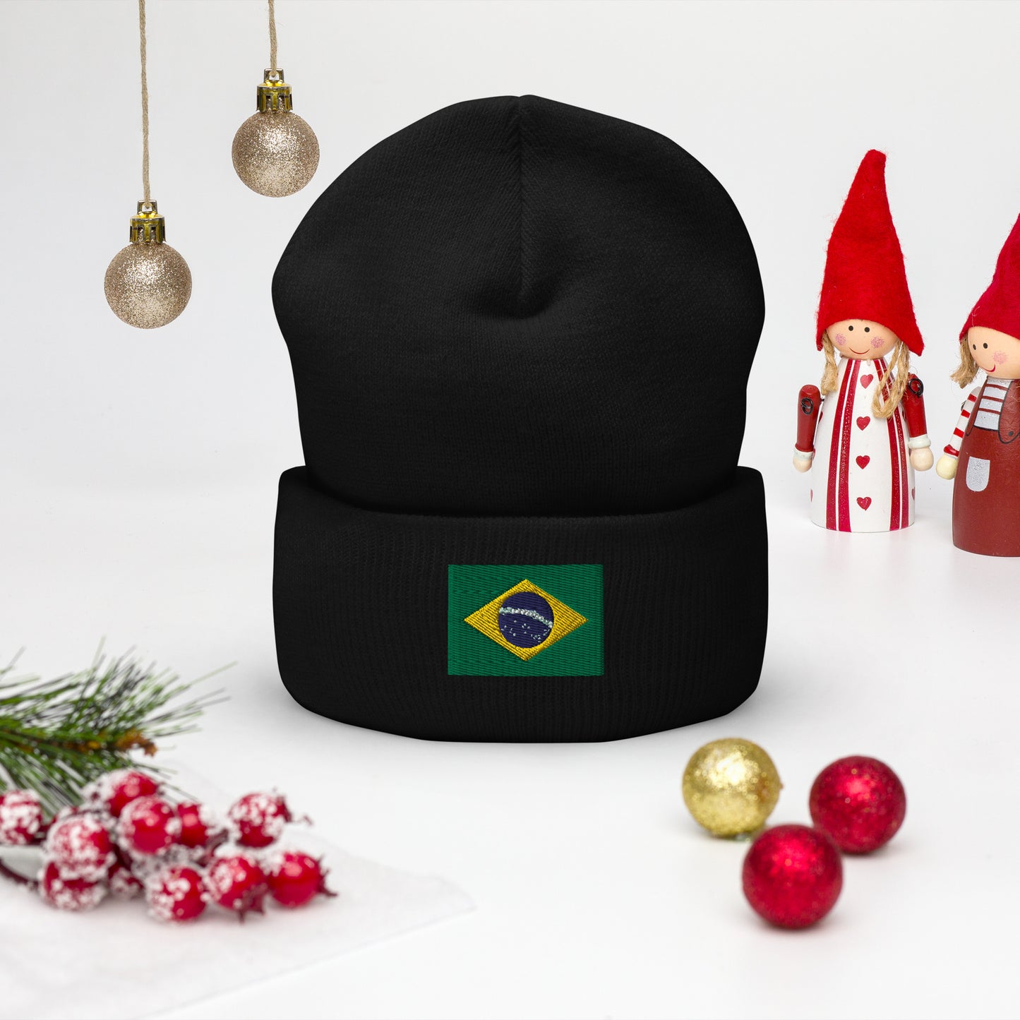 Brazil Cuffed Beanie