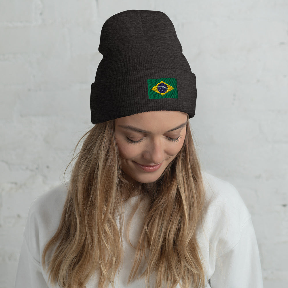 Brazil Cuffed Beanie