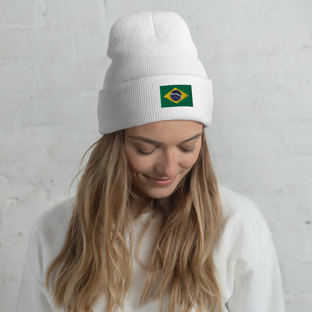 Brazil Cuffed Beanie