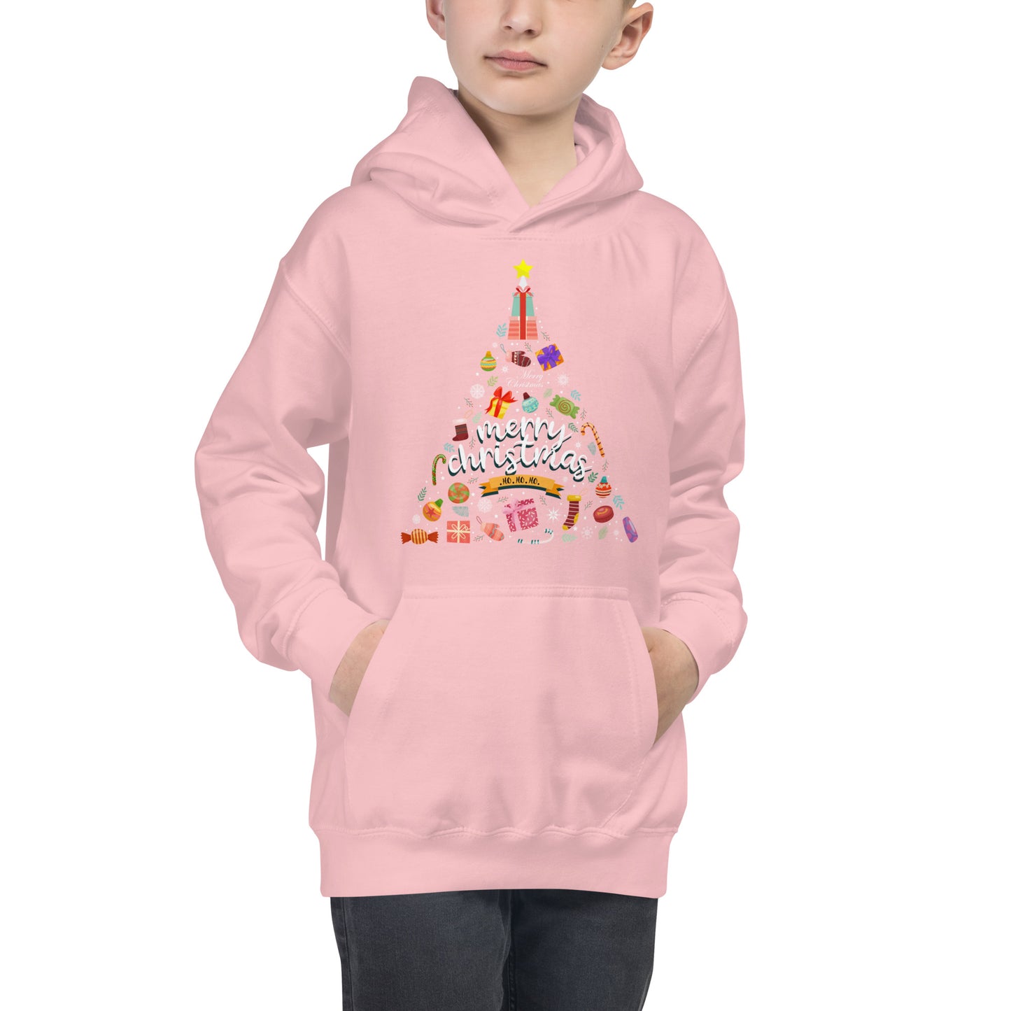 Xmas Tree Kids Hoodie