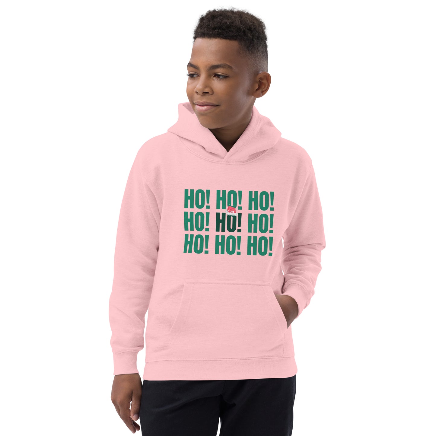 Xmas Ho Ho Ho Kids Hoodie