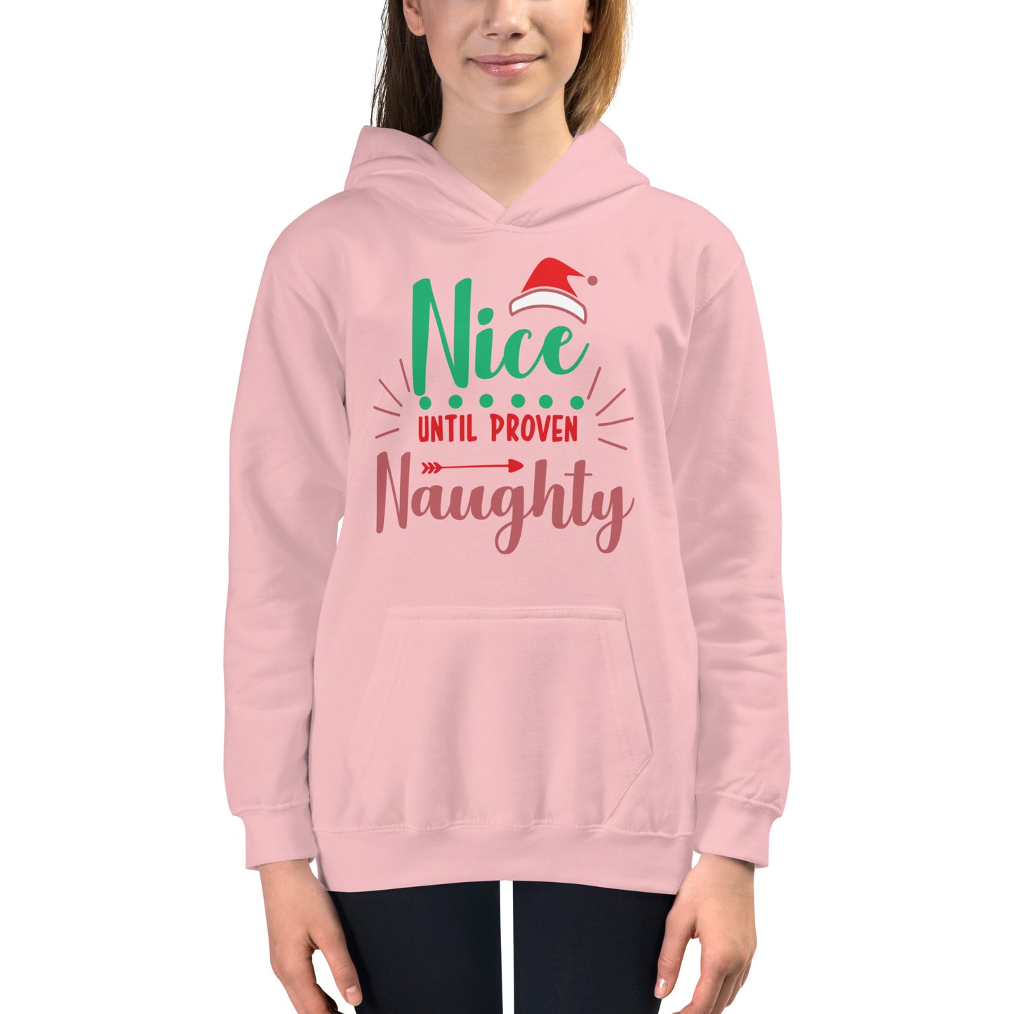 Xmas Nice or Naughty Kids Hoodie