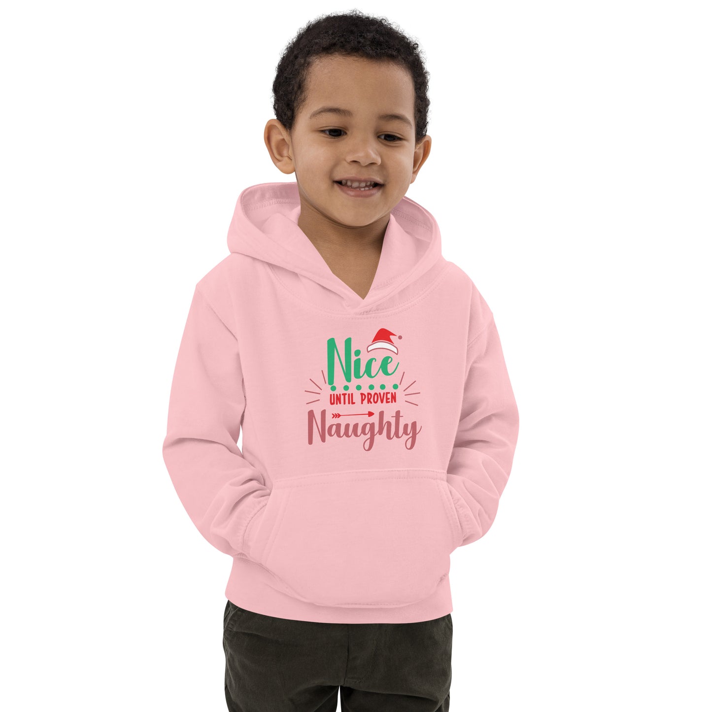 Xmas Nice or Naughty Kids Hoodie