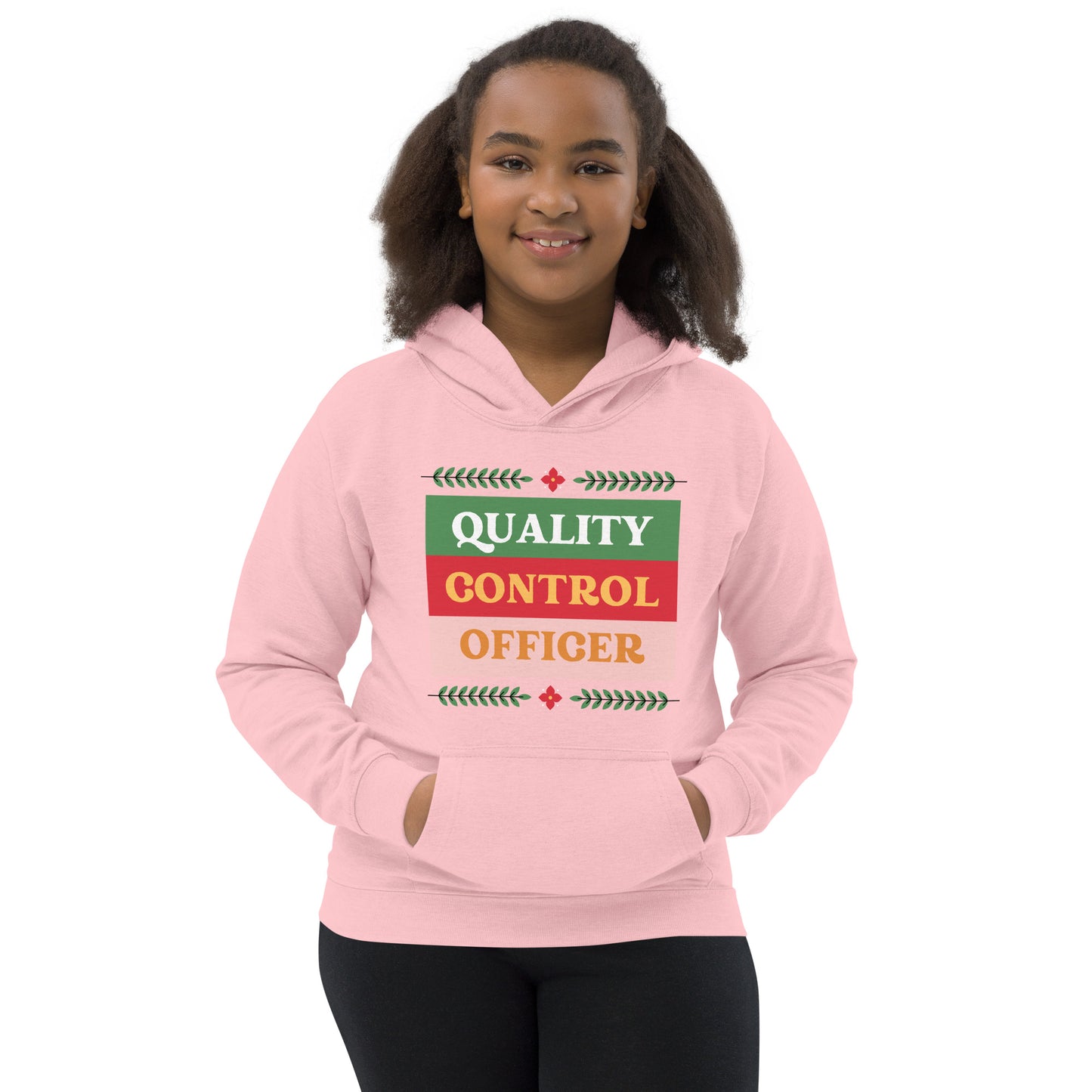 Xmas Quality Control Kids Hoodie