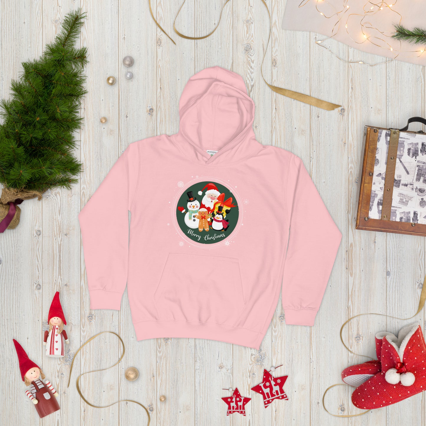 Merry Xmas 7 Kids Hoodie