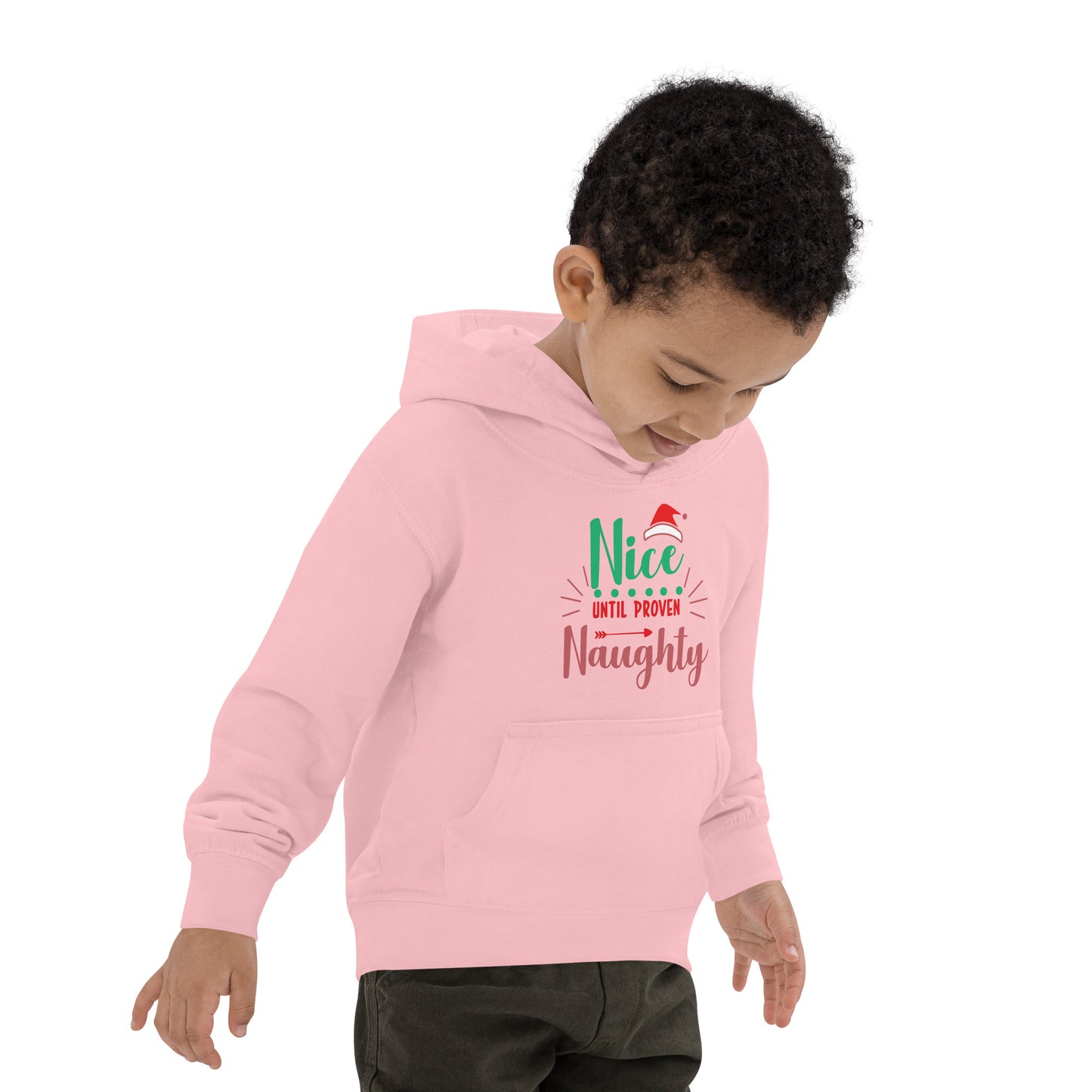 Xmas Nice or Naughty Kids Hoodie