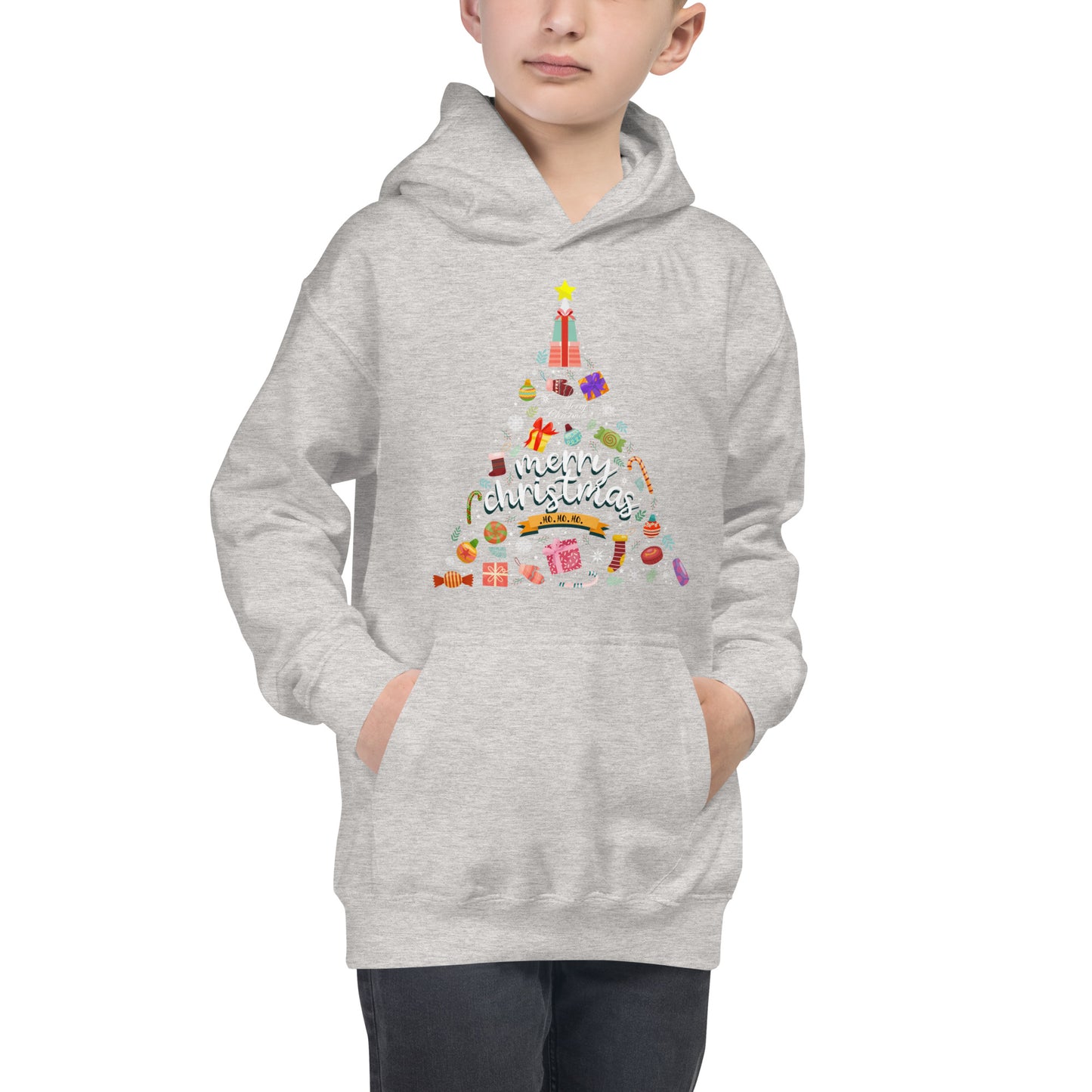 Xmas Tree Kids Hoodie