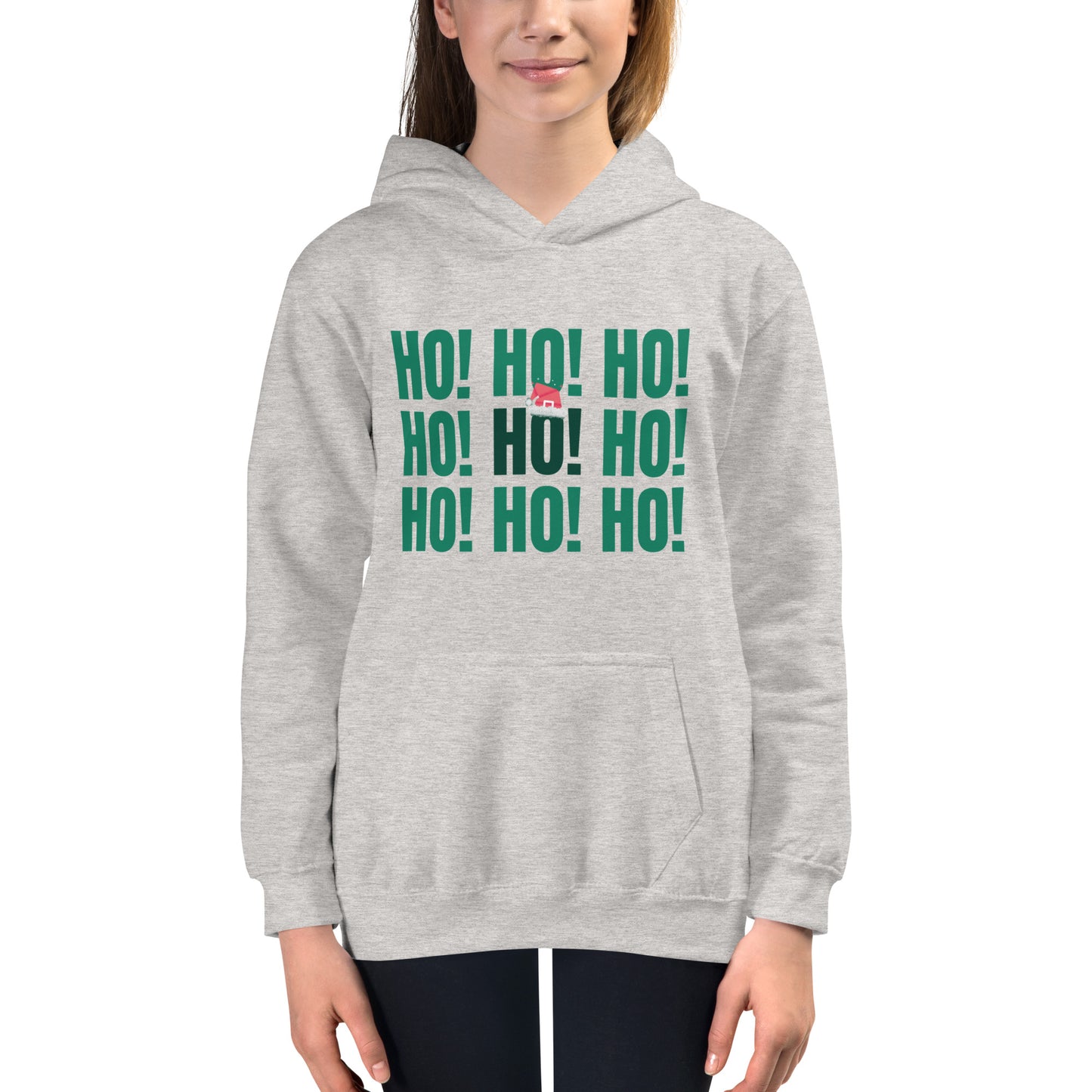 Xmas Ho Ho Ho Kids Hoodie