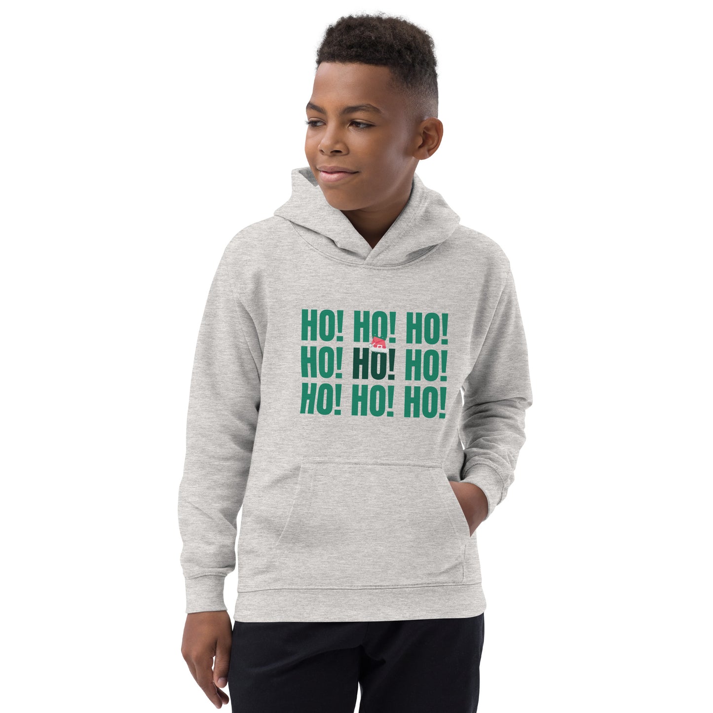 Xmas Ho Ho Ho Kids Hoodie