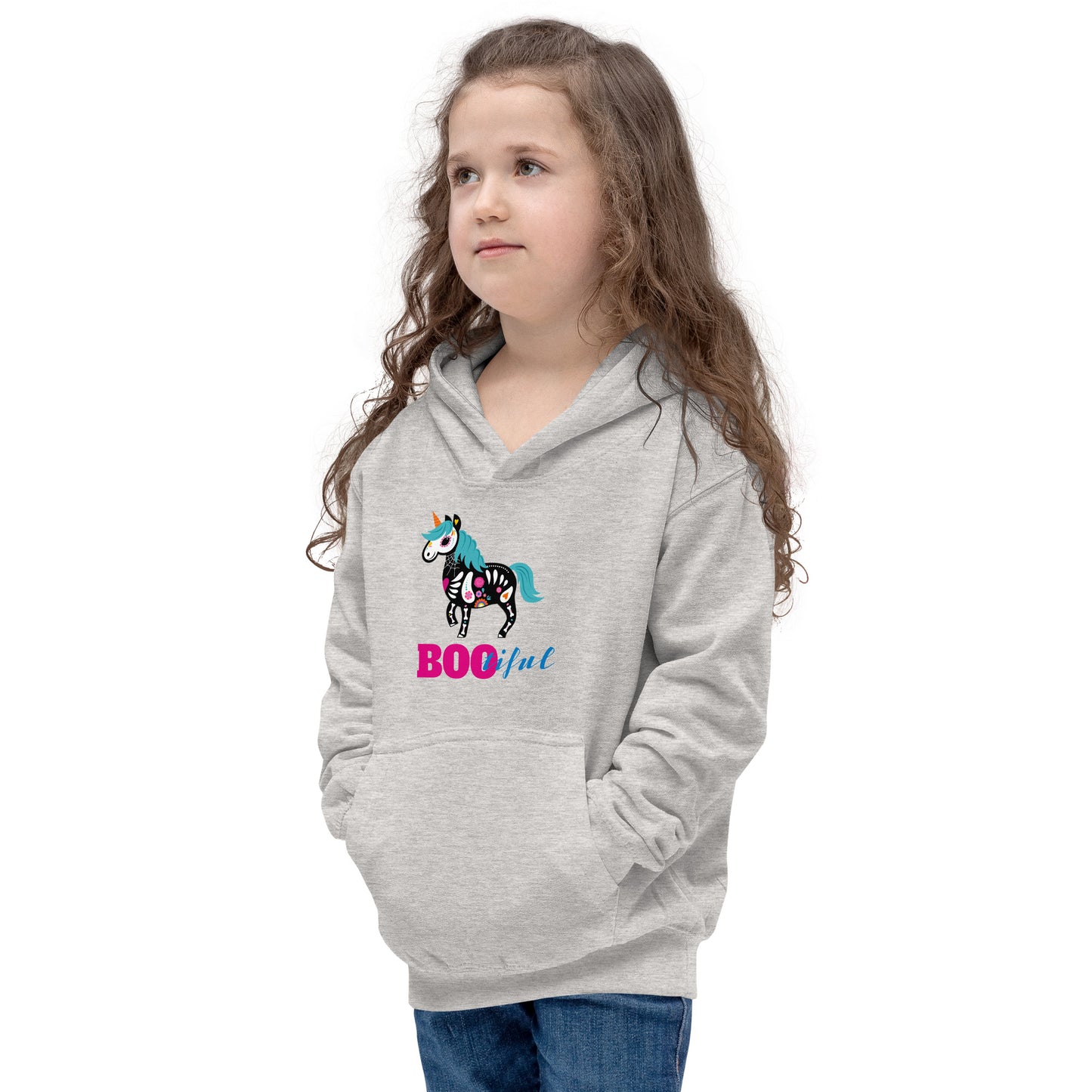 Bootiful Unicorn Kids Hoodie