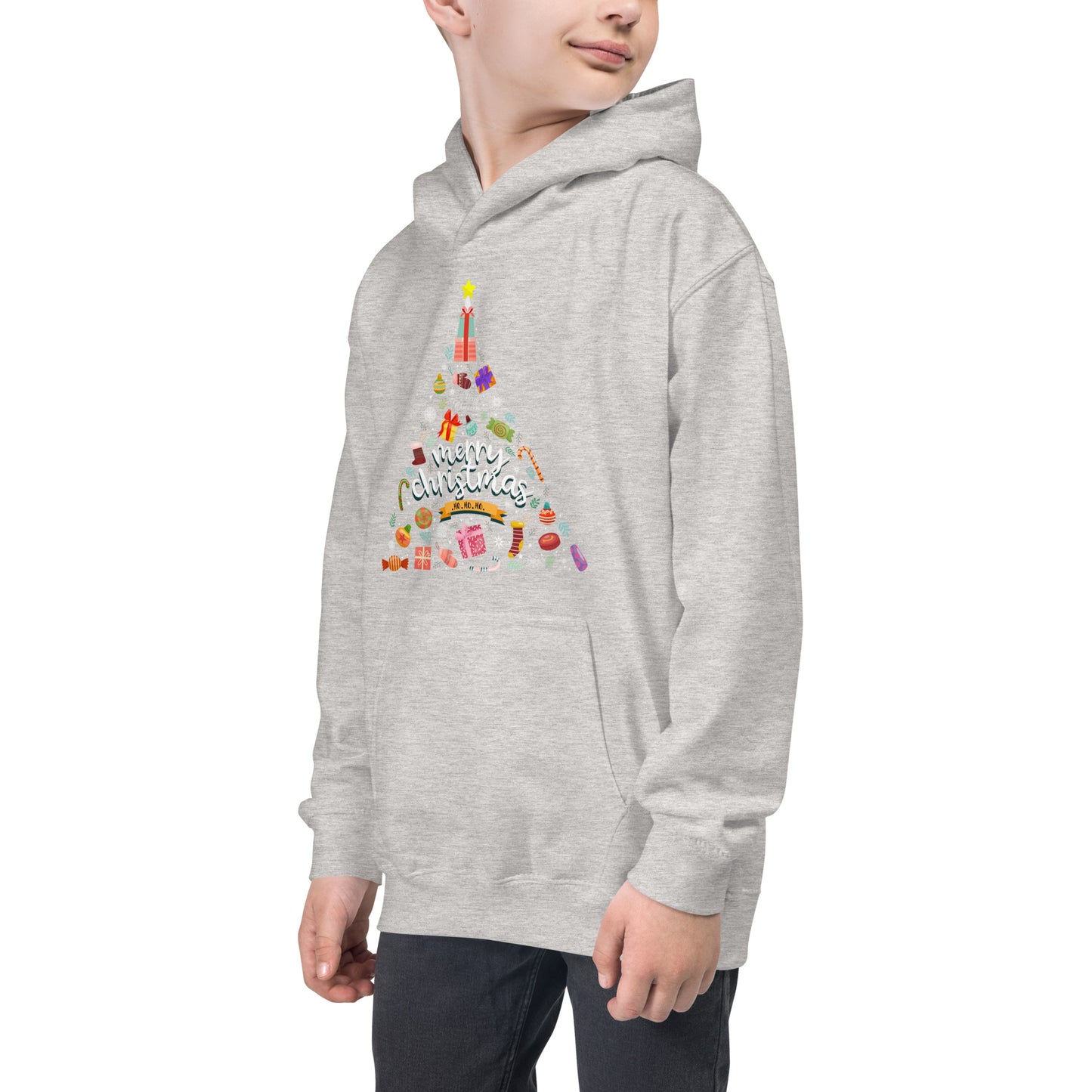 Xmas Tree Kids Hoodie